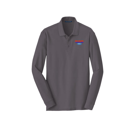 Edd Rogers Valley Ford - Port Authority® Long Sleeve Core Classic Pique Polo