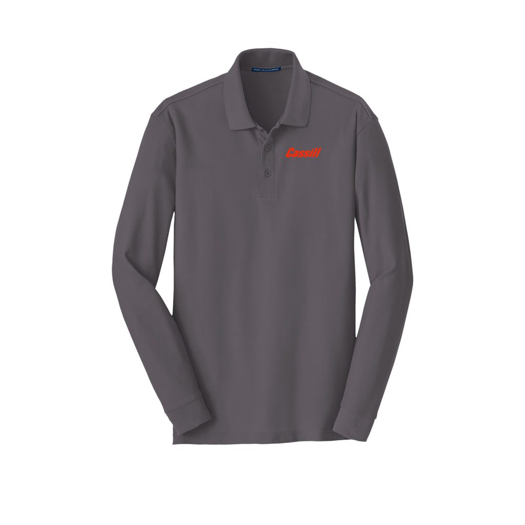 Cassill - Port Authority® Long Sleeve Core Classic Pique Polo