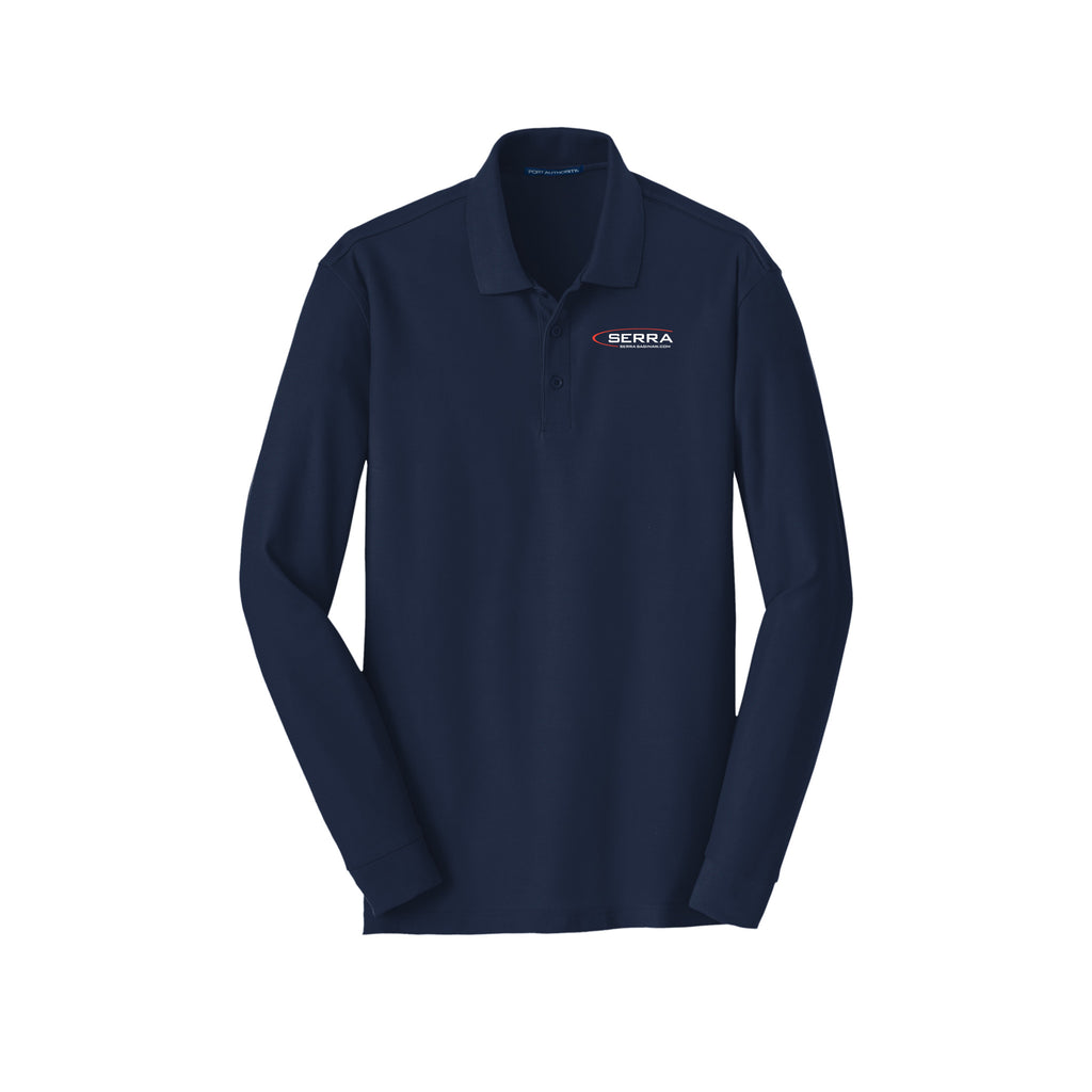 Serra Chevrolet Saginaw - Port Authority® Long Sleeve Core Classic Pique Polo