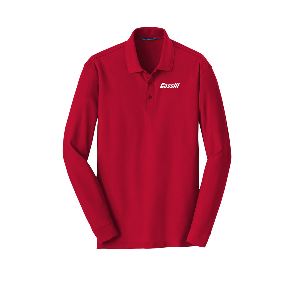 Cassill - Port Authority® Long Sleeve Core Classic Pique Polo