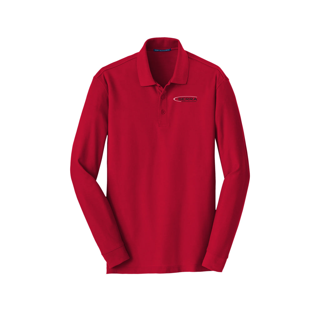 Serra Chevrolet Saginaw - Port Authority® Long Sleeve Core Classic Pique Polo
