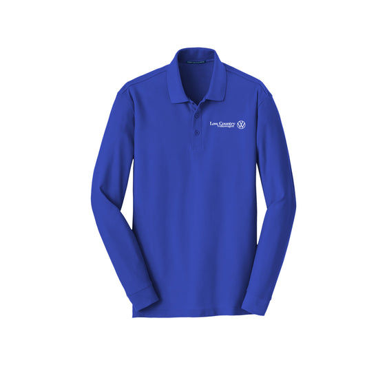 Low Country Volkswagen - Port Authority® Long Sleeve Core Classic Pique Polo