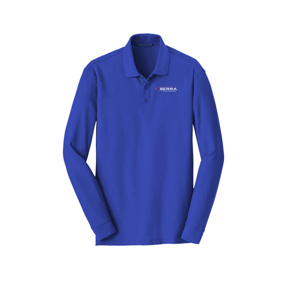 Serra Chevrolet Saginaw - Port Authority® Long Sleeve Core Classic Pique Polo