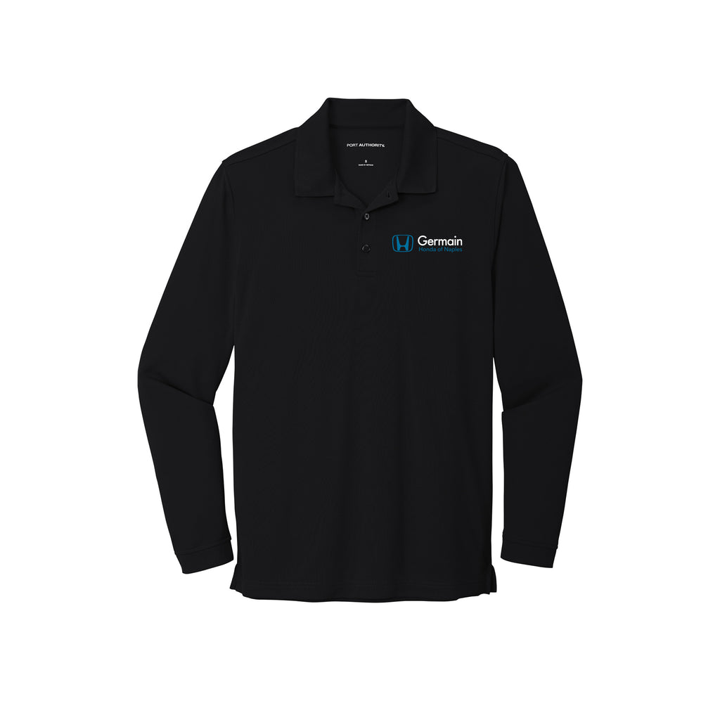 Germain Of Honda Naples - Port Authority ® Dry Zone ® UV Micro-Mesh Long Sleeve Polo