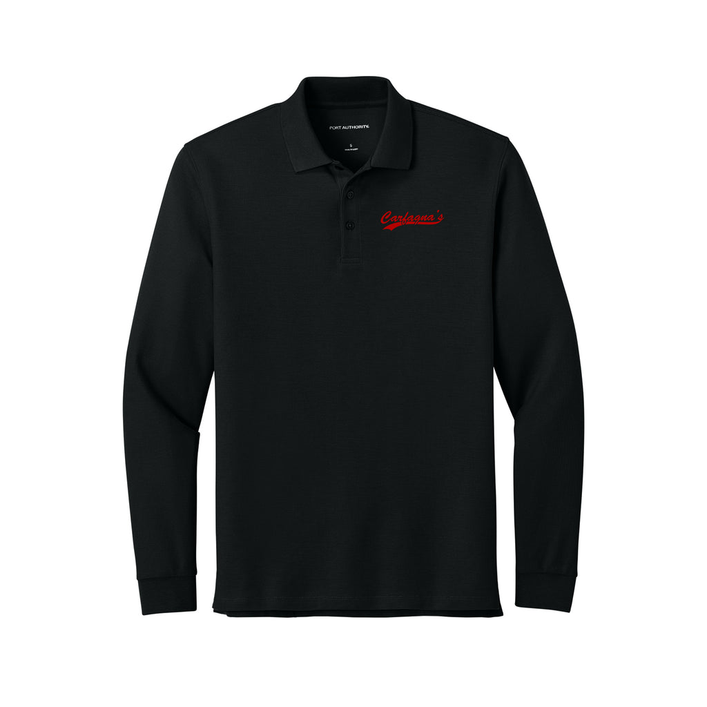 Carfagnas Front of House Staff - Port Authority® Wearever Signature Pique Long Sleeve Polo
