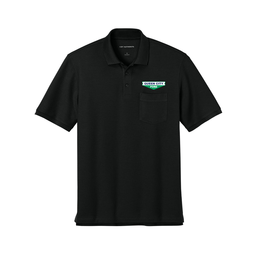 Queen City Ford - Port Authority® Wearever Signature Pique Pocket Polo