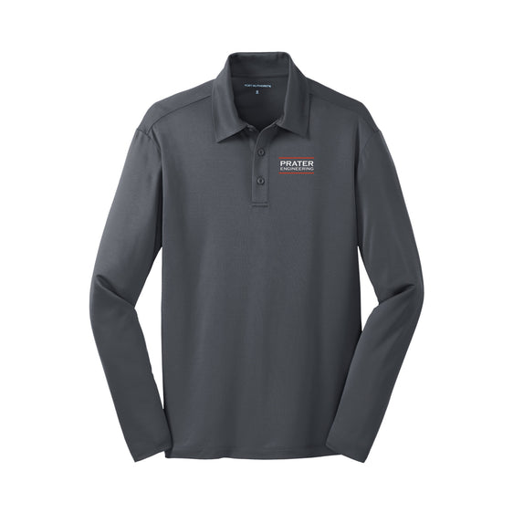 Prater Engineering - Port Authority® Silk Touch™ Performance Long Sleeve Polo