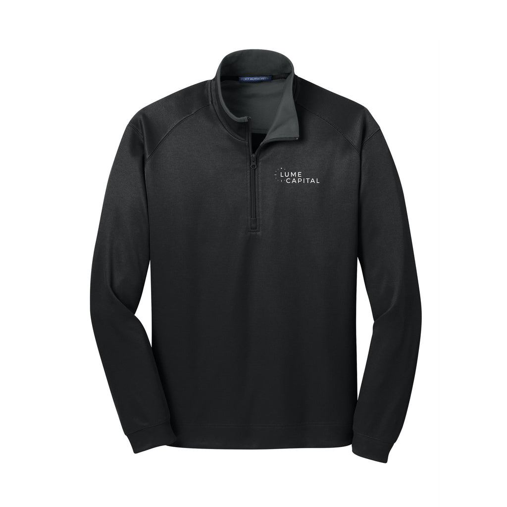 Lume Capital - Port Authority® Vertical Texture 1/4-Zip Pullover