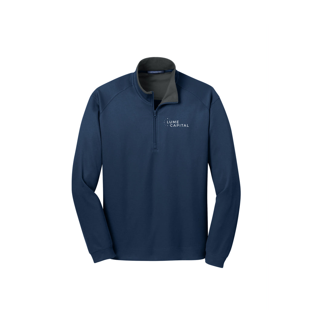 Lume Capital - Port Authority® Vertical Texture 1/4-Zip Pullover