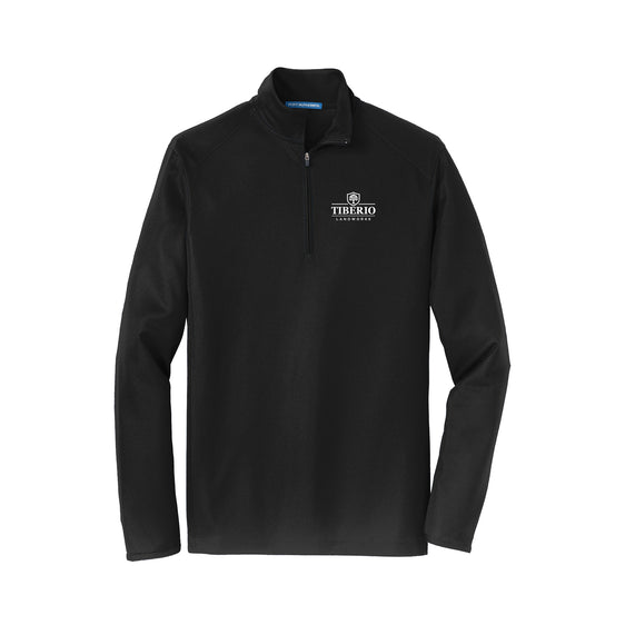 Tiberio - Port Authority® Pinpoint Mesh 1/2-Zip