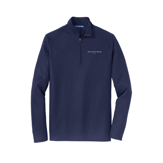 Deim's Dirt Works - Port Authority® Pinpoint Mesh 1/2-Zip