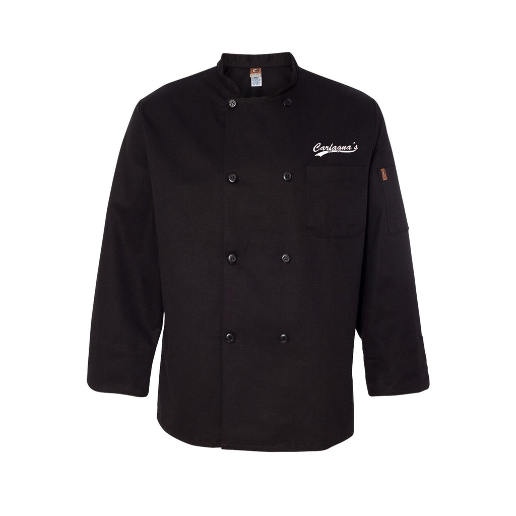 Carfagnas Back of House - Culinary - Black Traditional Chef Coat