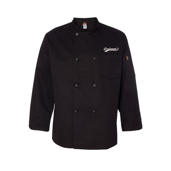 Carfagnas Back of House - Culinary - Black Traditional Chef Coat