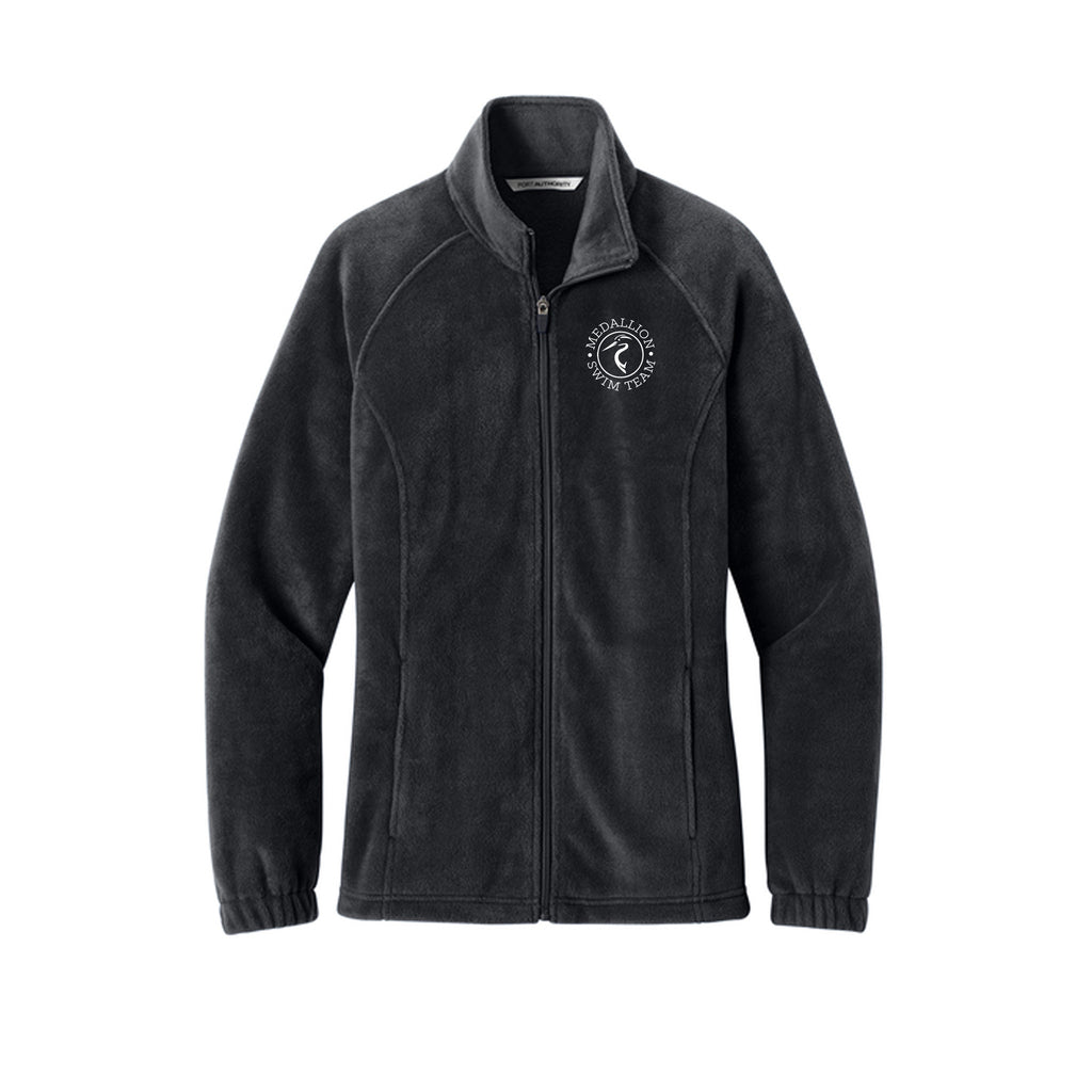 Medallion Swim Team - Port Authority® Women’s Plush Fleece Full-Zip Jacket