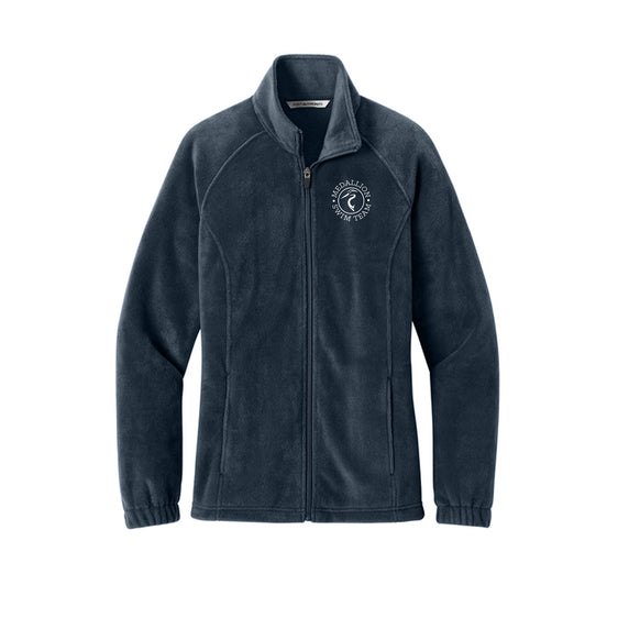 Medallion Swim Team - Port Authority® Women’s Plush Fleece Full-Zip Jacket