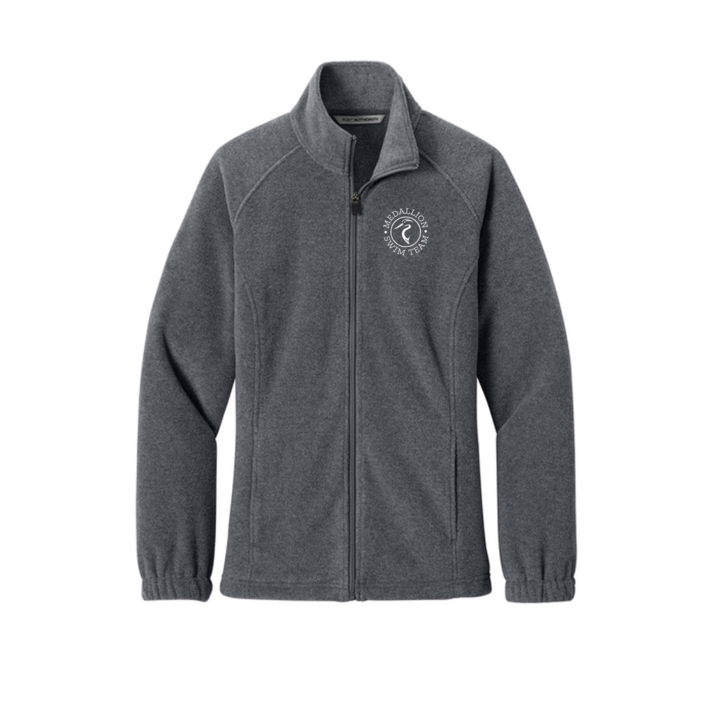 Medallion Swim Team - Port Authority® Women’s Plush Fleece Full-Zip Jacket