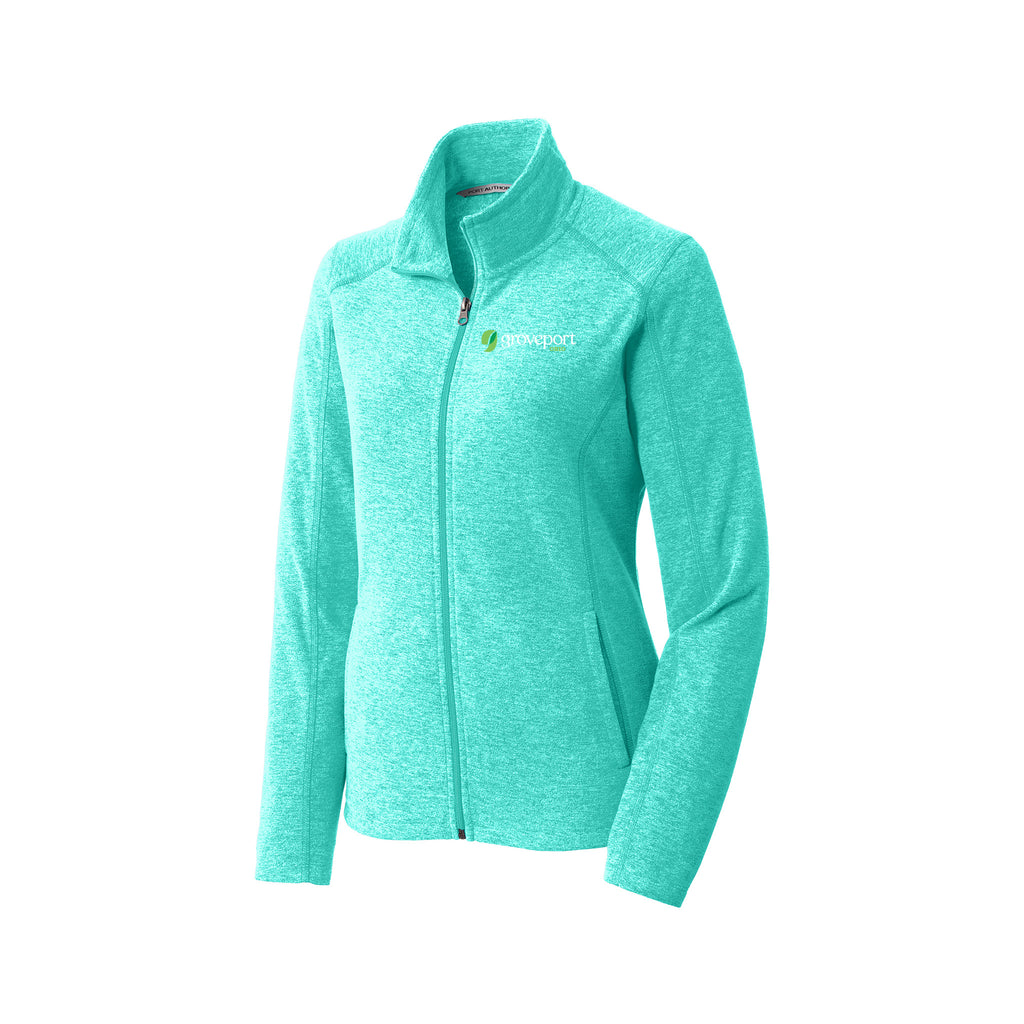 Groveport B&Z - Port Authority® Ladies Heather Microfleece Full-Zip Jacket