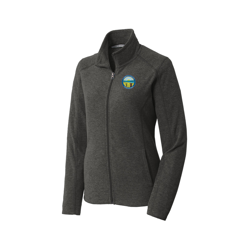 Carroll County - Port Authority® Ladies Heather Microfleece Full-Zip Jacket