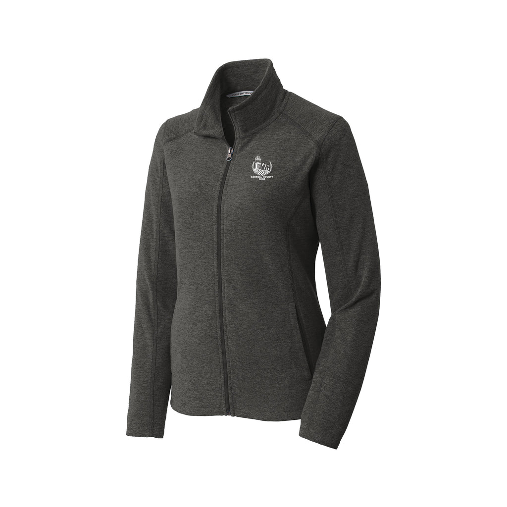 Carroll County - Port Authority® Ladies Heather Microfleece Full-Zip Jacket