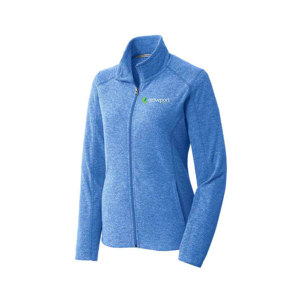 Groveport B&Z - Port Authority® Ladies Heather Microfleece Full-Zip Jacket