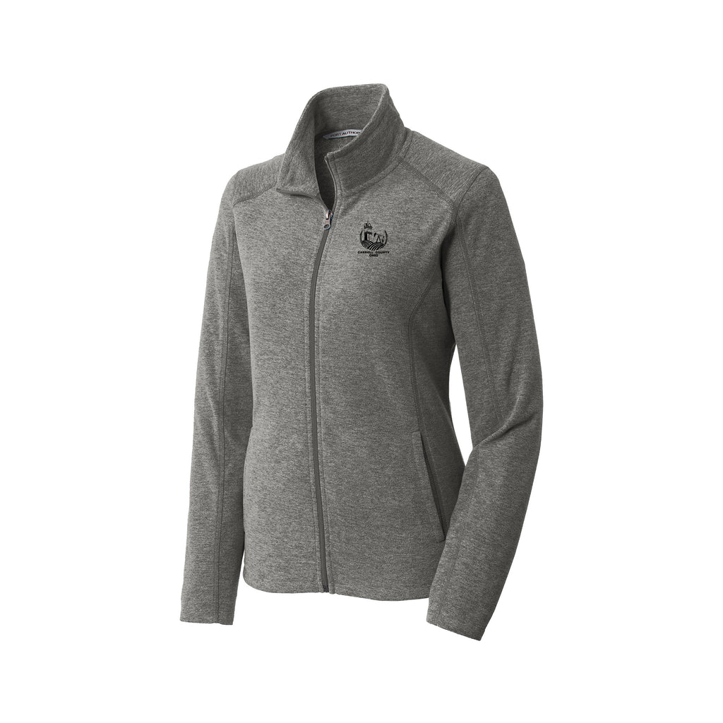 Carroll County - Port Authority® Ladies Heather Microfleece Full-Zip Jacket