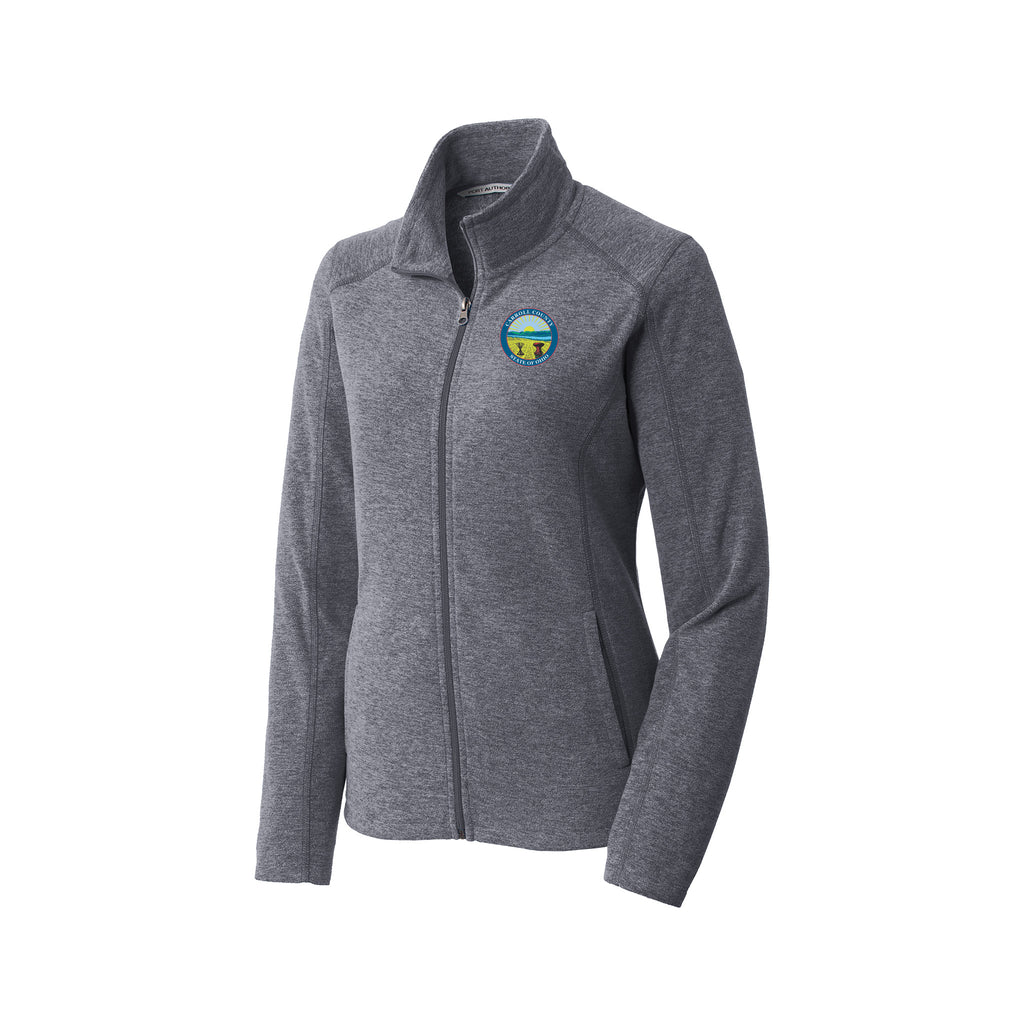 Carroll County - Port Authority® Ladies Heather Microfleece Full-Zip Jacket