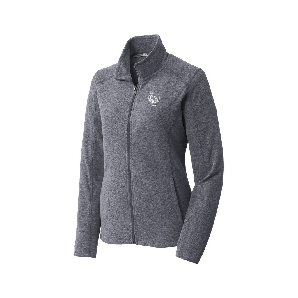 Carroll County - Port Authority® Ladies Heather Microfleece Full-Zip Jacket