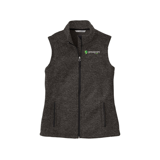 Groveport Town Hall - Port Authority ® Ladies Sweater Fleece Vest