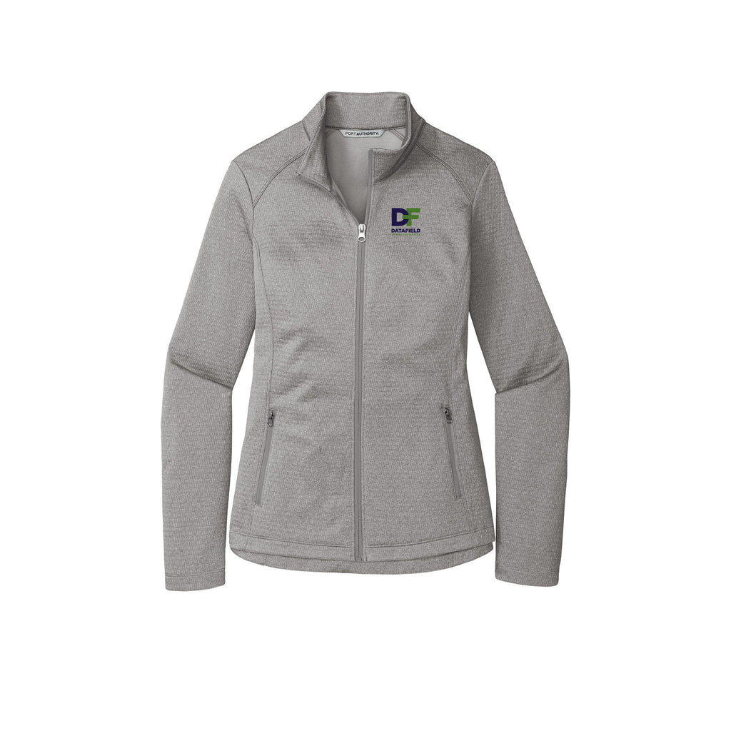 Port Authority Ladies Diamond Heather Fleece Full-Zip Jacket