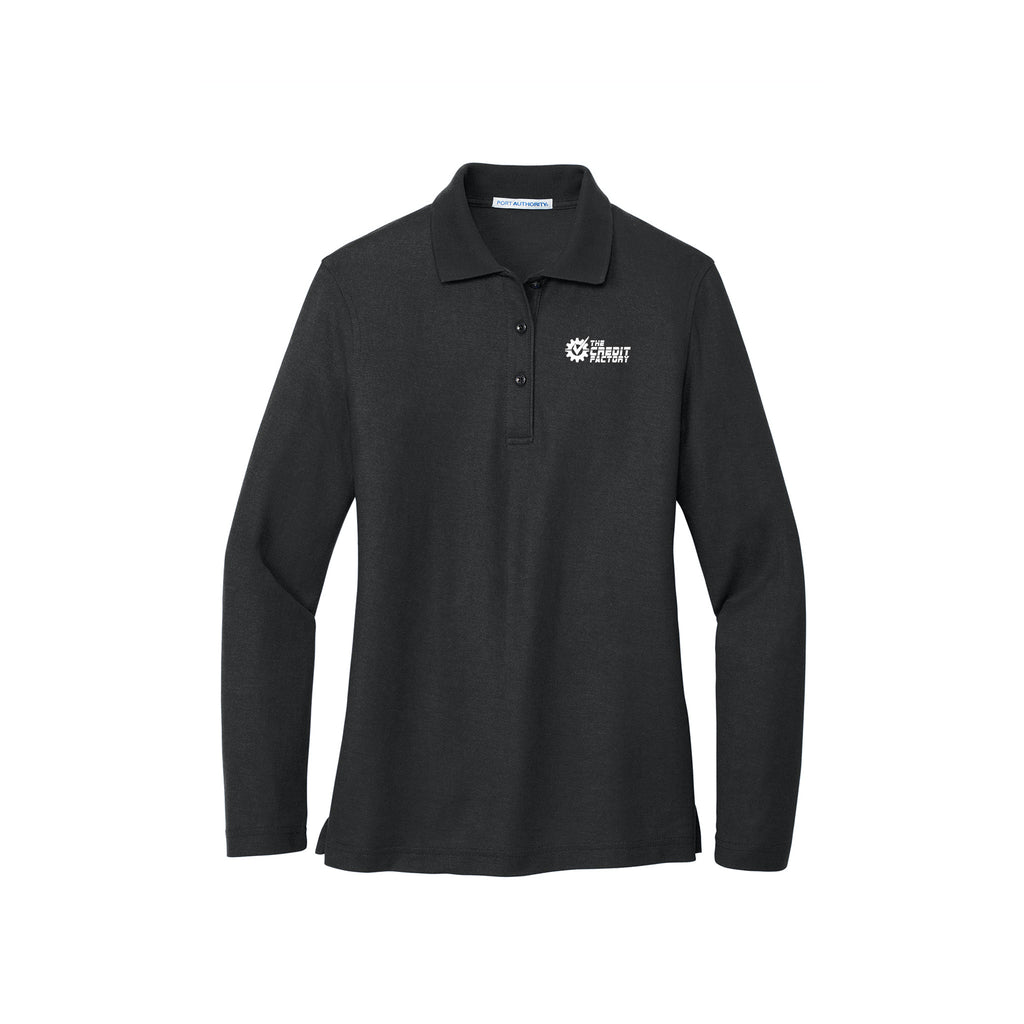 Credit Factory - Port Authority® Women's Silk Touch™ Long Sleeve Polo