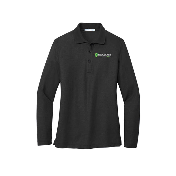 Groveport B&Z - Port Authority® Ladies Silk Touch™ Long Sleeve Polo