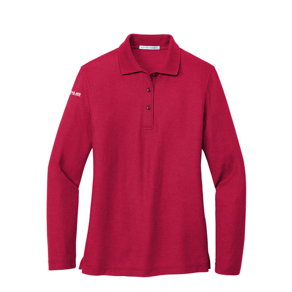 Lexus of New Orleans - Port Authority® Women's Silk Touch™ Long Sleeve Polo
