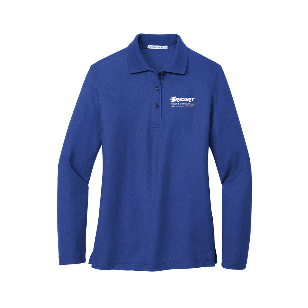 Ricart Admin - Port Authority® Women's Silk Touch™ Long Sleeve Polo