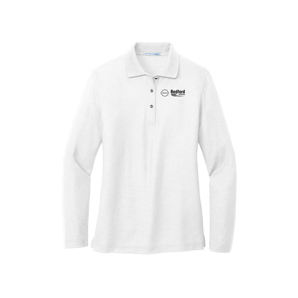Bedford Nissan - Port Authority® Ladies Silk Touch™ Long Sleeve Polo
