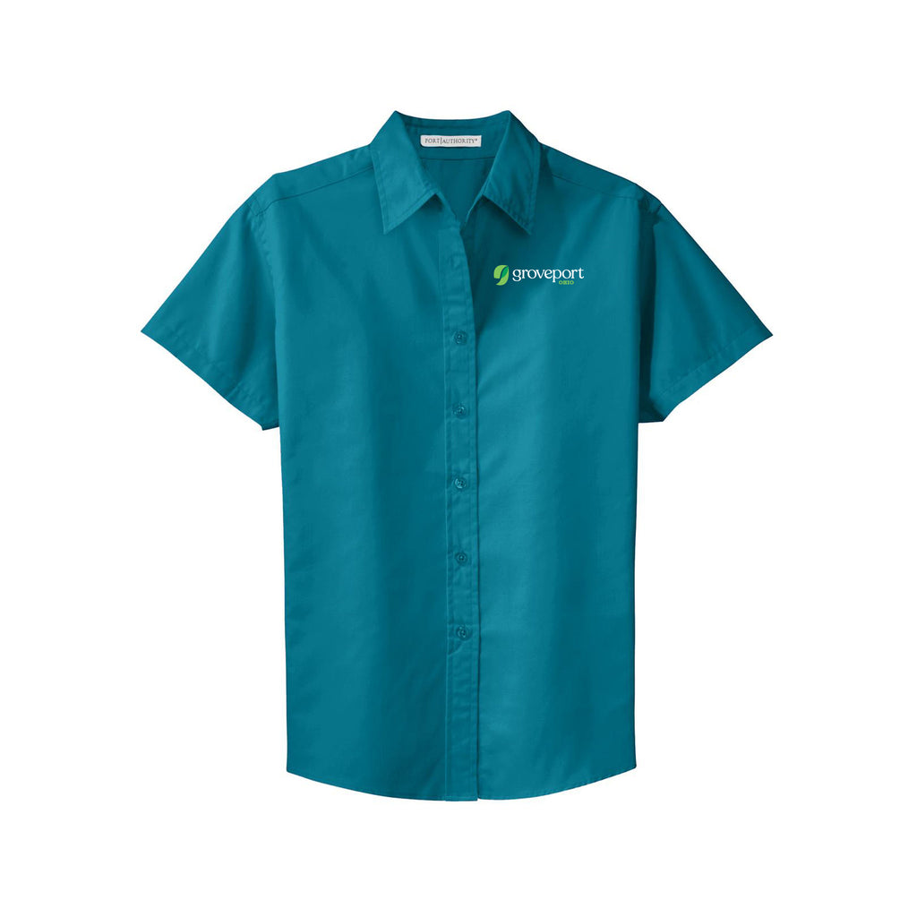 Groveport Municipal - Port Authority® Ladies Short Sleeve Easy Care Shirt