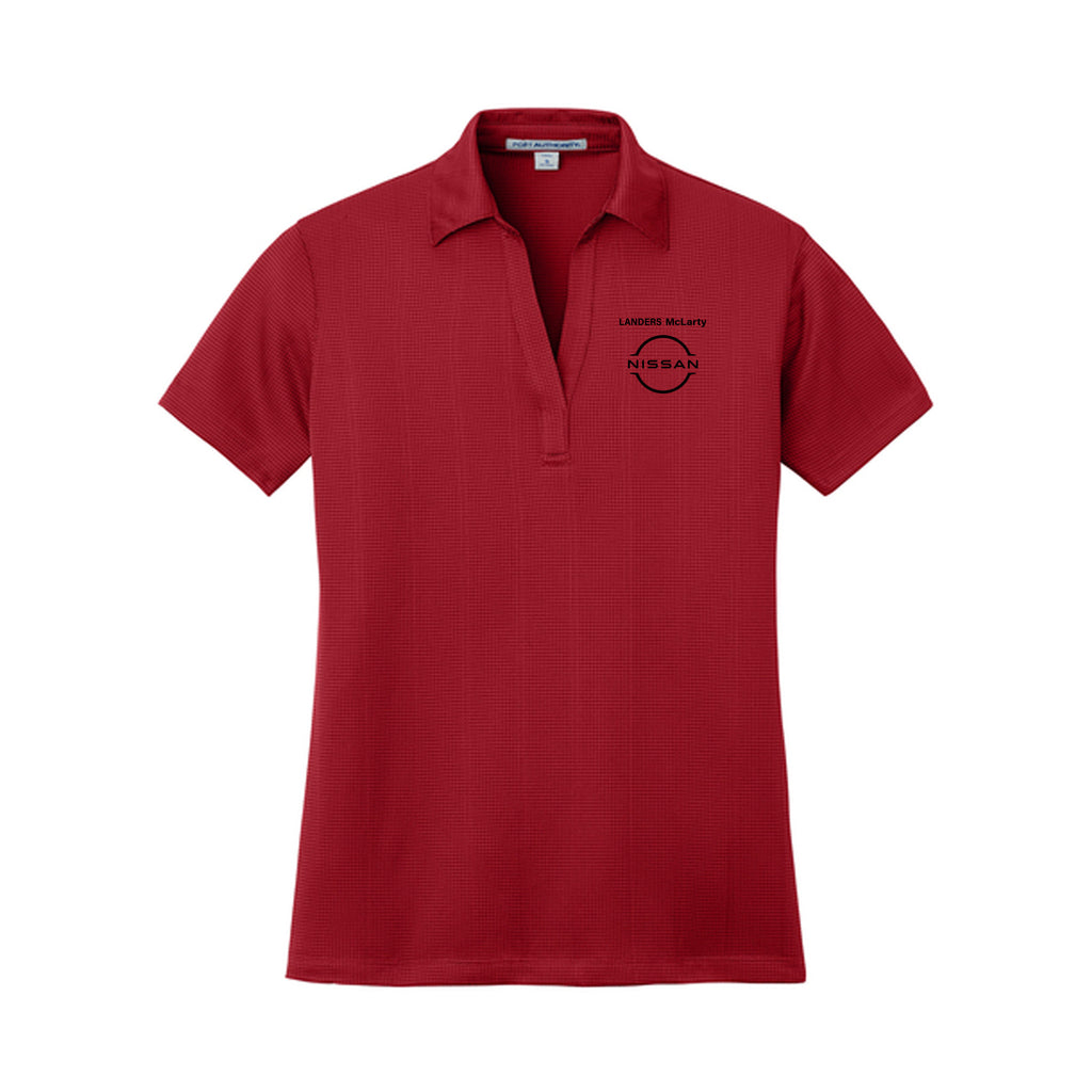 Landers McLarty Nissan SERVICE - Port Authority® Women's Performance Fine Jacquard Polo
