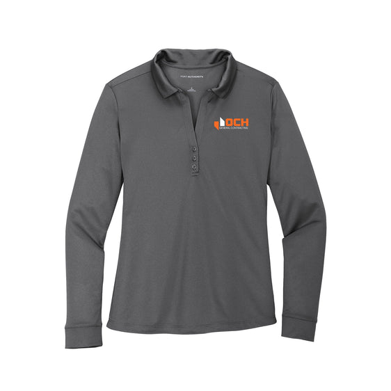 OCH - Port Authority ® Ladies Silk Touch™ Performance Long Sleeve Polo