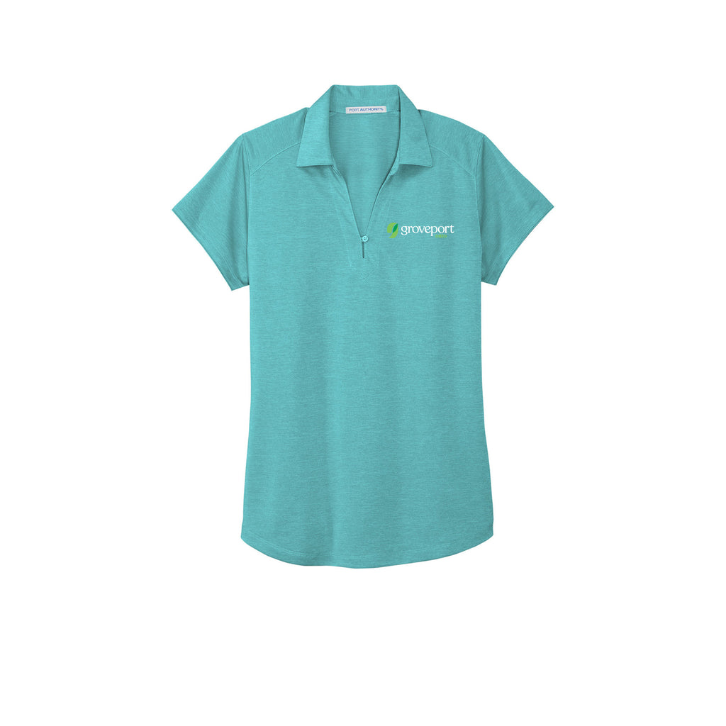 Groveport B&Z - Port Authority® Ladies Digi Heather Performance Polo