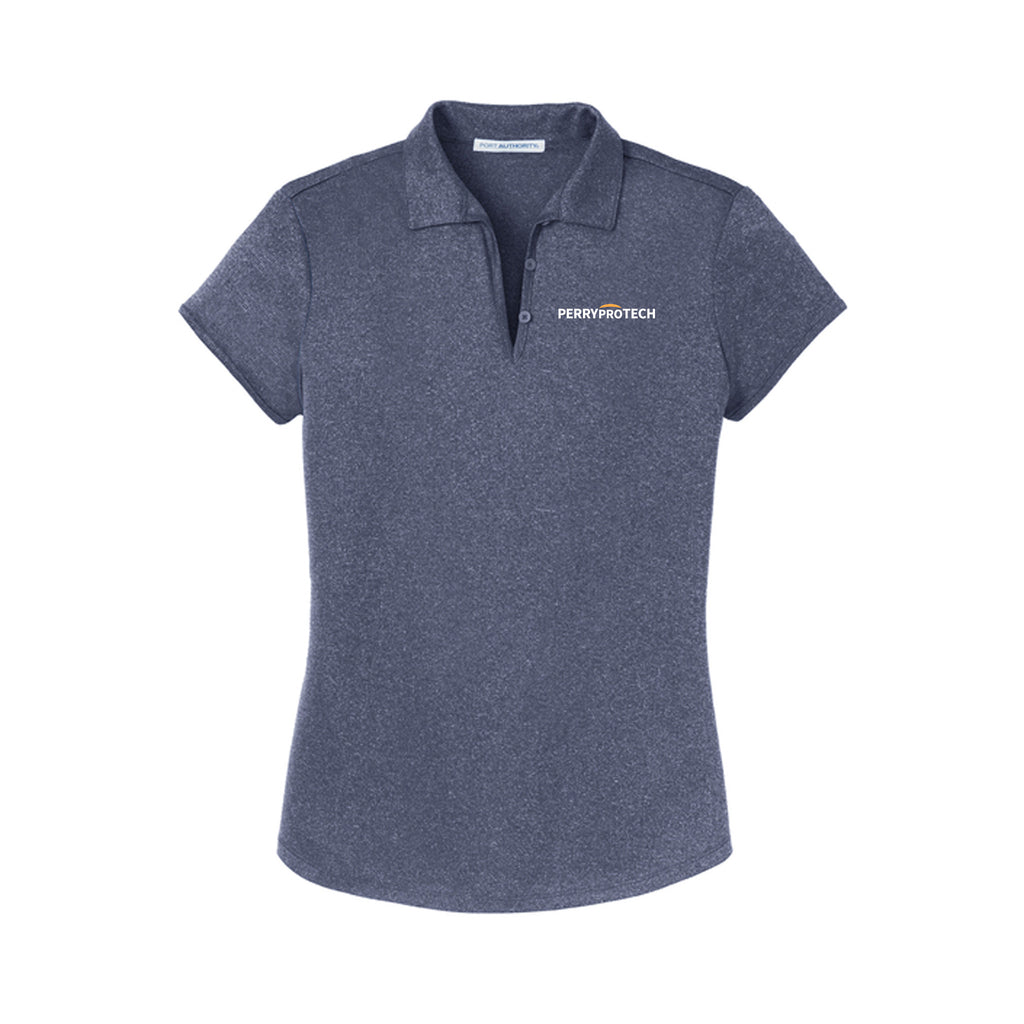 Perry ProTECH - Port Authority Ladies Trace Heather Polo