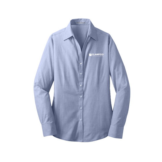 Clampco - Port Authority® Ladies Crosshatch Easy Care Shirt