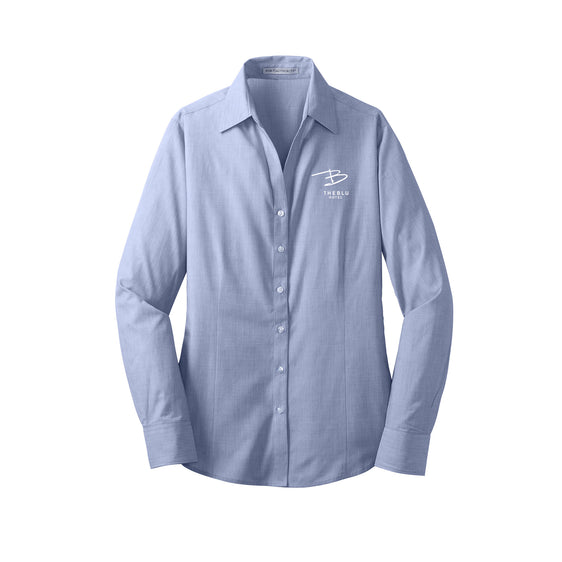 The Blu Hotel - Port Authority® Ladies Crosshatch Easy Care Shirt