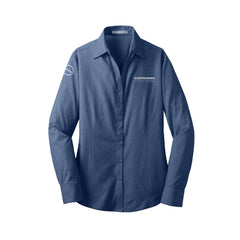 Germain Nissan Columbus - Port Authority® Women's Crosshatch Easy Care Shirt
