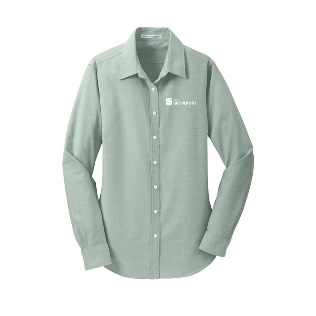 City of Groveport - Port Authority® Women's SuperPro™ Oxford Shirt