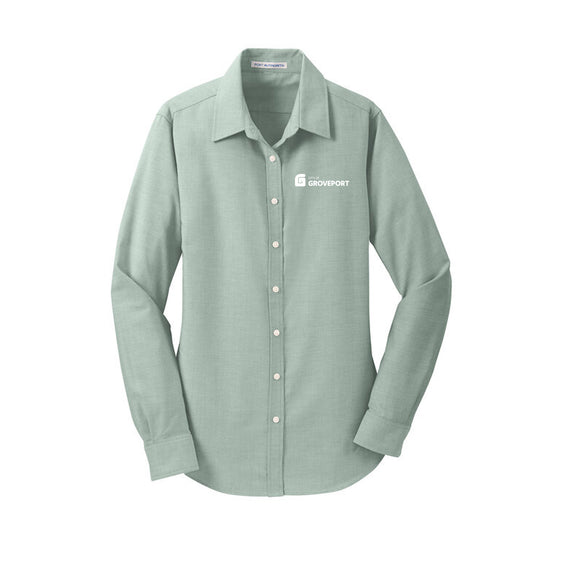 City of Groveport - Port Authority® Women's SuperPro™ Oxford Shirt