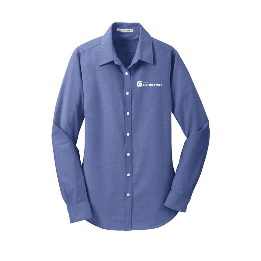 City of Groveport - Port Authority® Women's SuperPro™ Oxford Shirt