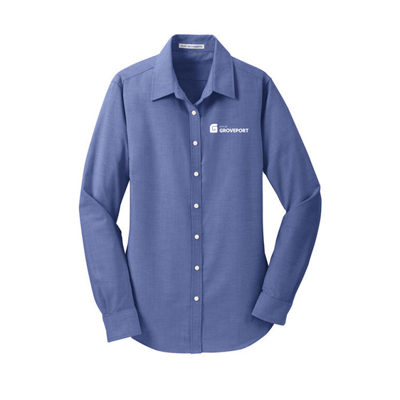 City of Groveport - Port Authority® Women's SuperPro™ Oxford Shirt