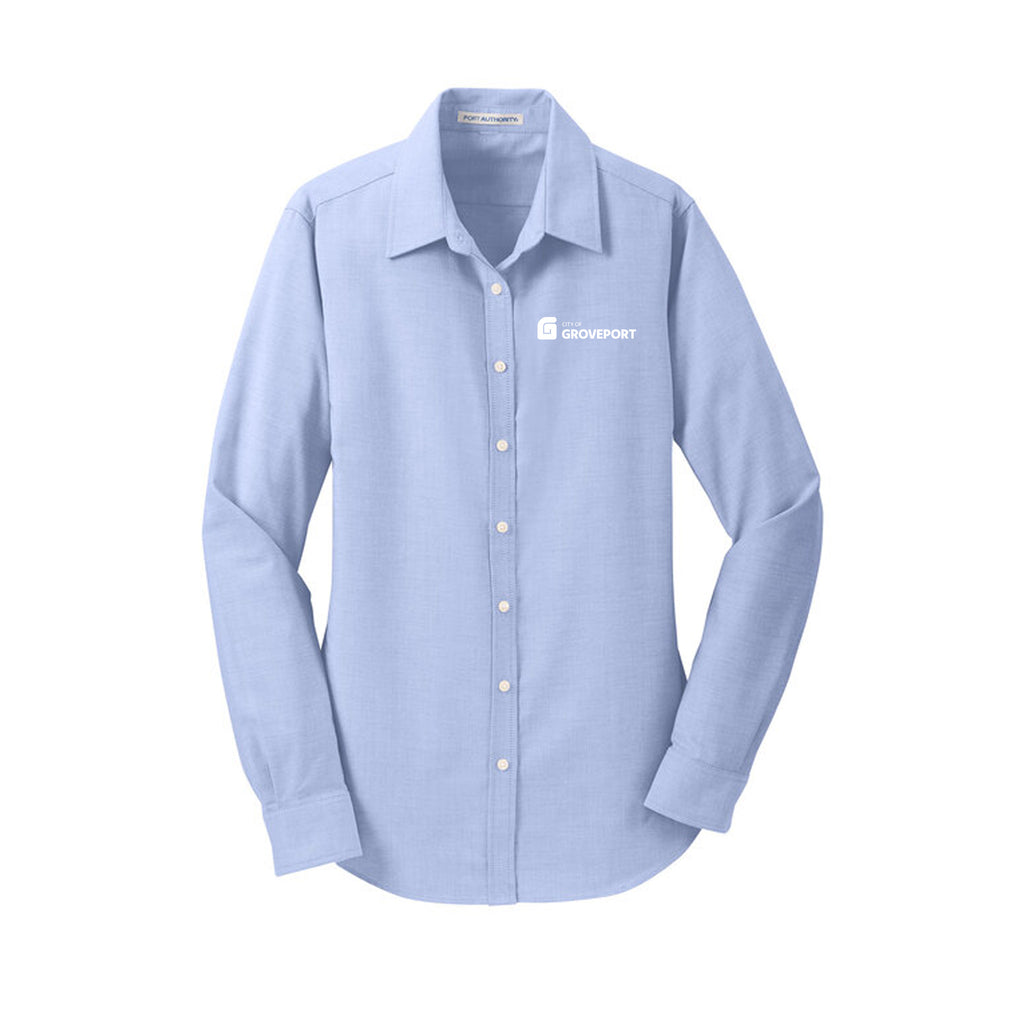 City of Groveport - Port Authority® Women's SuperPro™ Oxford Shirt