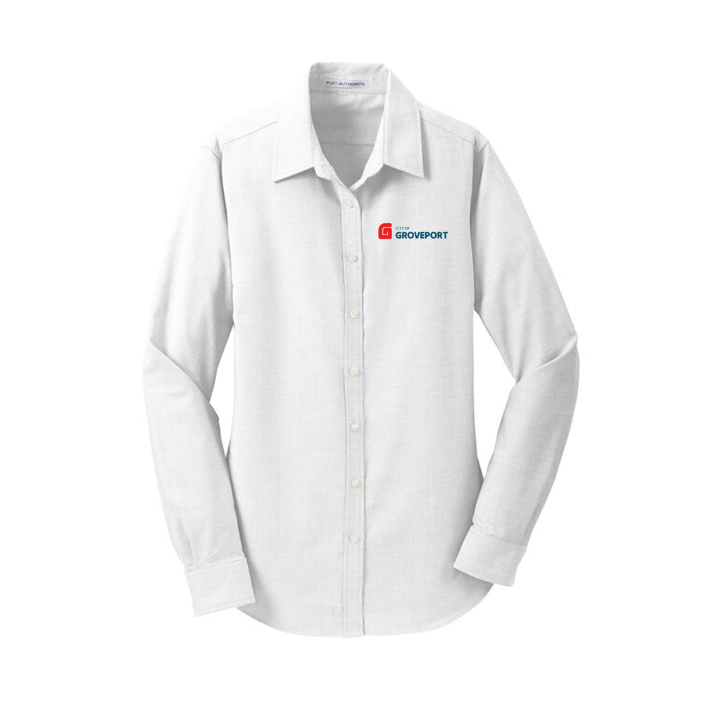 City of Groveport - Port Authority® Women's SuperPro™ Oxford Shirt