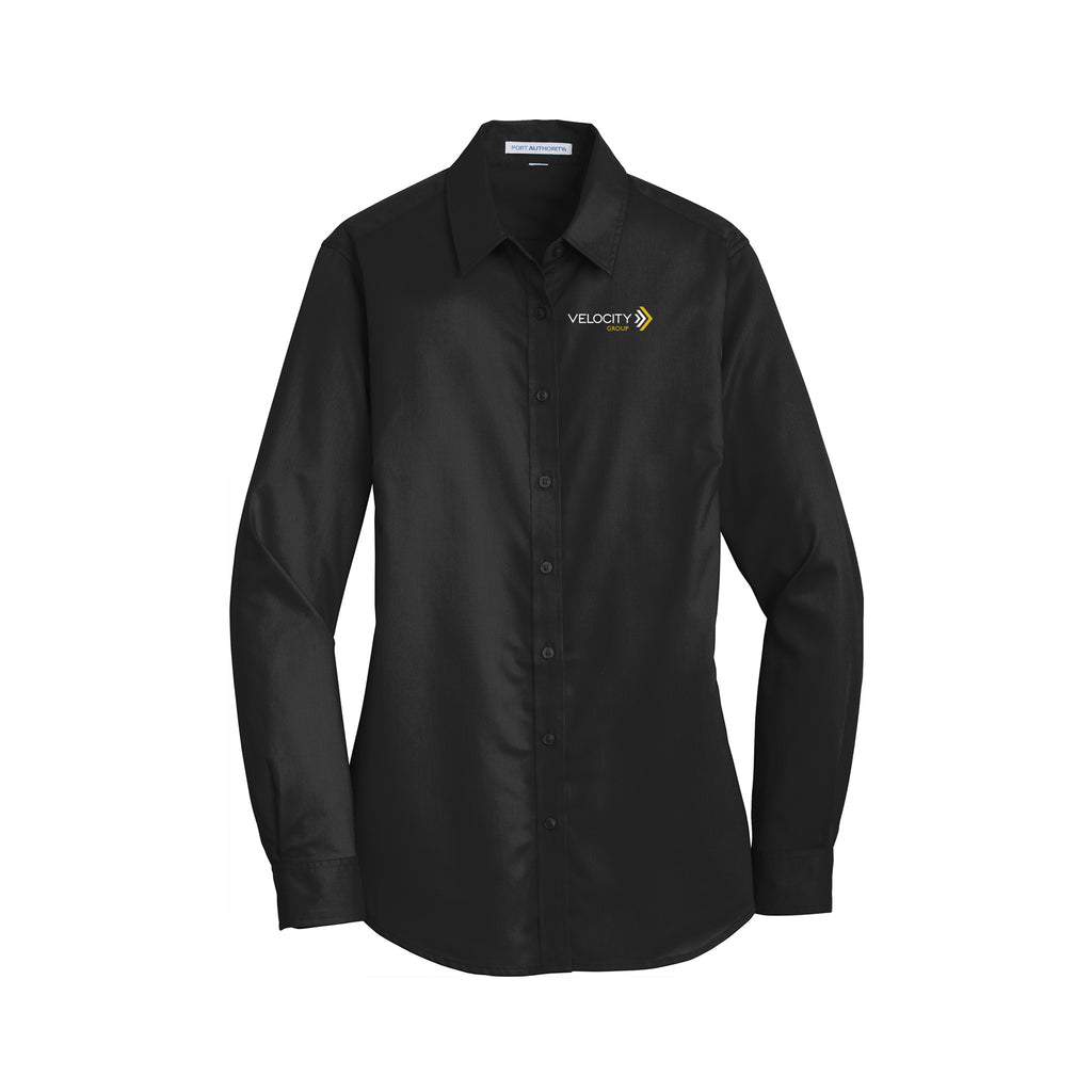 Velocity - Port Authority® Ladies SuperPro™ Twill Shirt