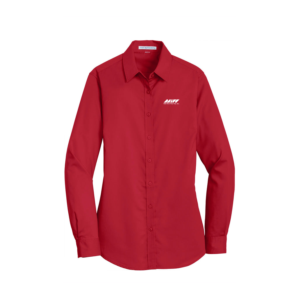 Midwest Polypak - Port Authority® Women's SuperPro™ Twill Shirt